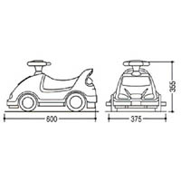 エスティマ　ミニ電動バッテリーカー【ミズタニ】