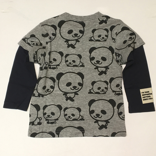 IYOYA KIDS いよやきっず / 【GARACH】重ね着風長袖Tシャツ